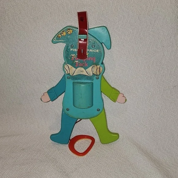 Fisher-Price Blue and Green Jumping Jack  Learning Toy - Picture 3 of 5